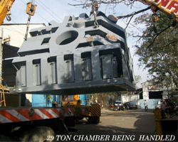 Loading Of Melt Chamber - Consarc, UK